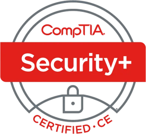 CompTIA Security+ certification badge