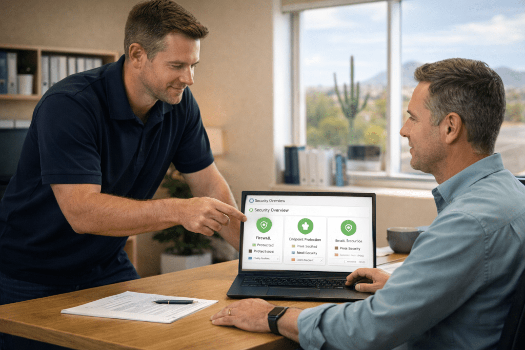 CTS-managed IT security protection for small and medium-sized businesses in Arizona.