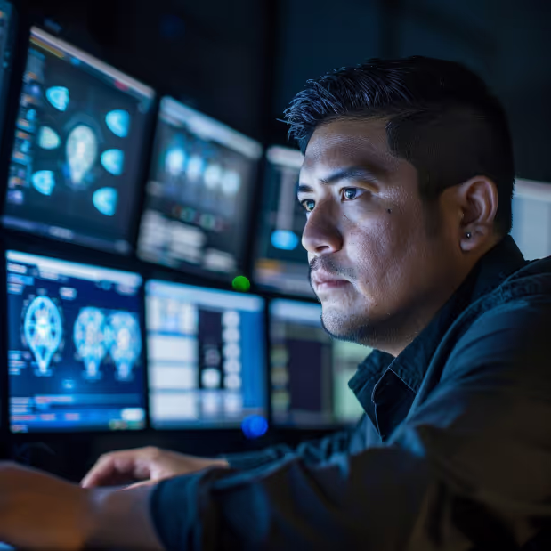 CTS cybersecurity operations — security analyst monitoring real-time threat dashboards for Arizona businesses
