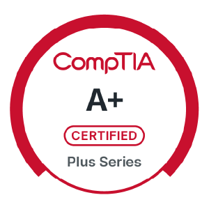 CompTIA A+ certification badge